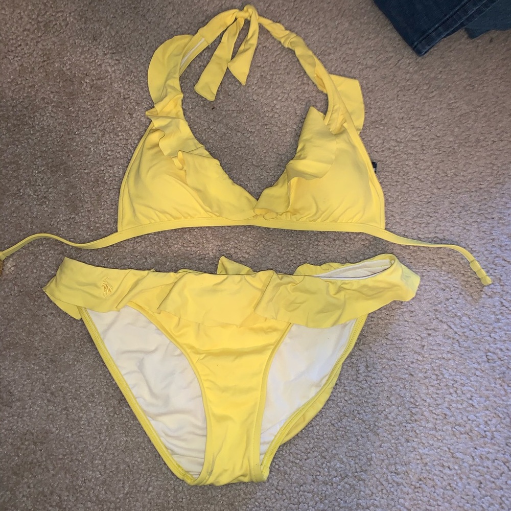 Ralph lauren ruffle bikini